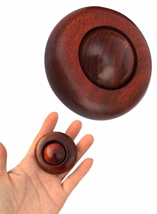 كرات خشبية للتدليك، مدلك يدوي خارجي، كرة تدريب محمولة - Image 1